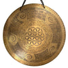 Flower of Life Cloud Mantra Metal Wind Gong No.37-Siesta Crafts