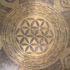 Flower of Life Cloud Mantra Metal Wind Gong No.37-Siesta Crafts