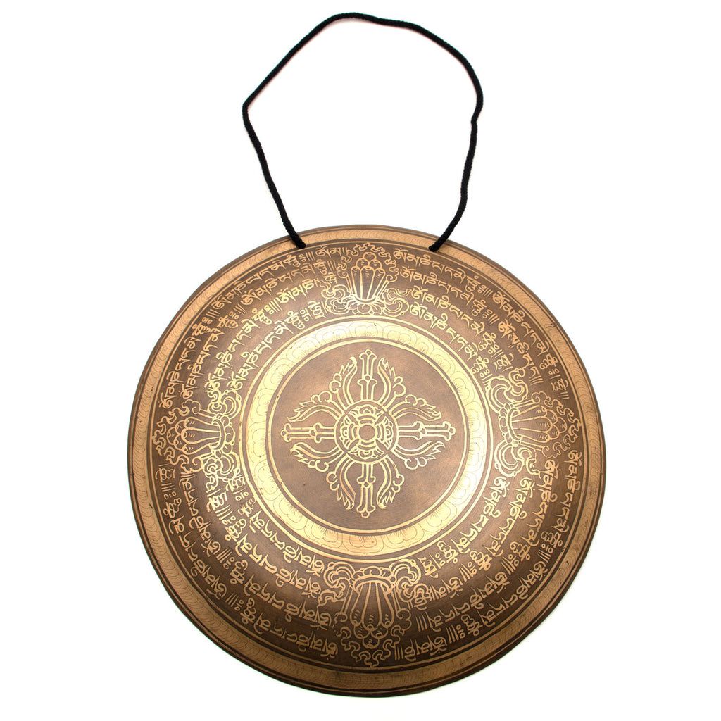 Vajra Mantra Metal Wind Gong No.44-Siesta Crafts