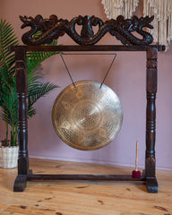 Flower of Life Om Metal Gong No.49-Siesta Crafts