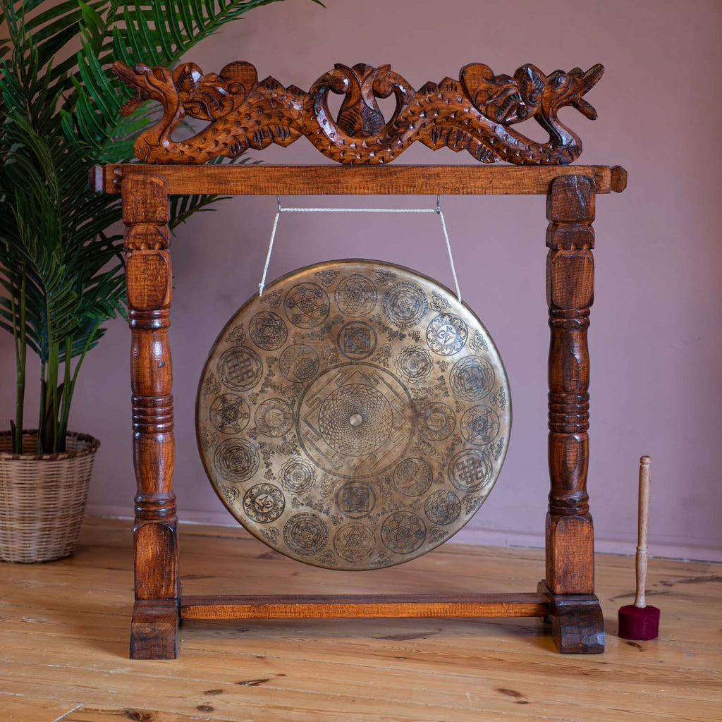 Medium Geometric Gong No.70-Siesta Crafts