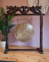 Yogi Mandala Etched Gong No.74-Siesta Crafts
