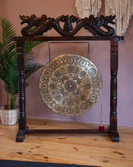 Vajra Mandalas Etched Gong No.75-Siesta Crafts