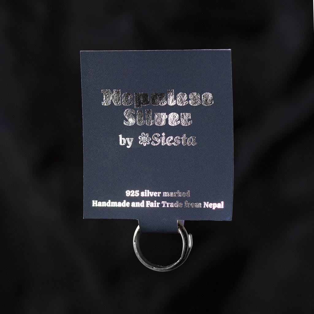 Nepalese Silver Feather Ring-Siesta Crafts