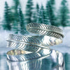 Nepalese Silver Feather Bracelet-Siesta Crafts