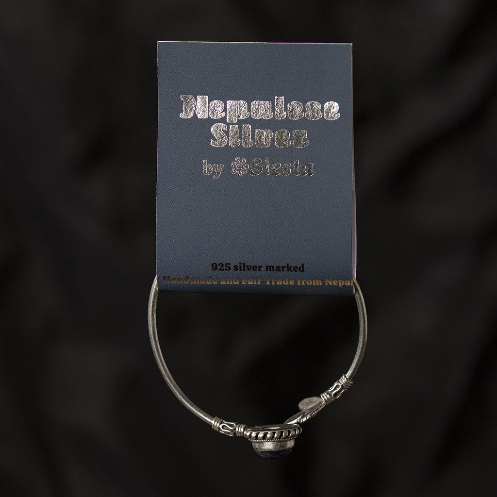 Nepalese Silver Bracelet No.9-Siesta Crafts