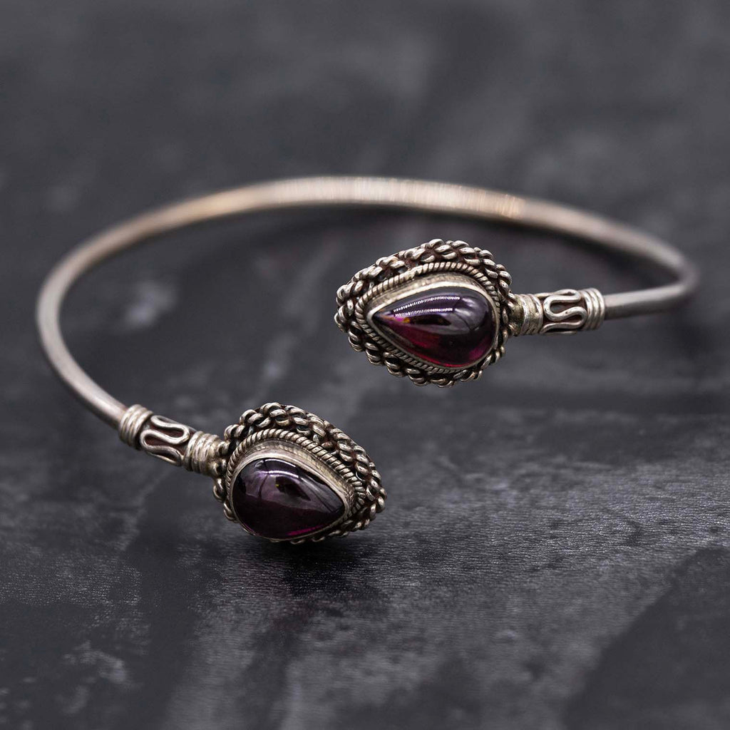 Nepalese Silver Bracelet No.10-Siesta Crafts