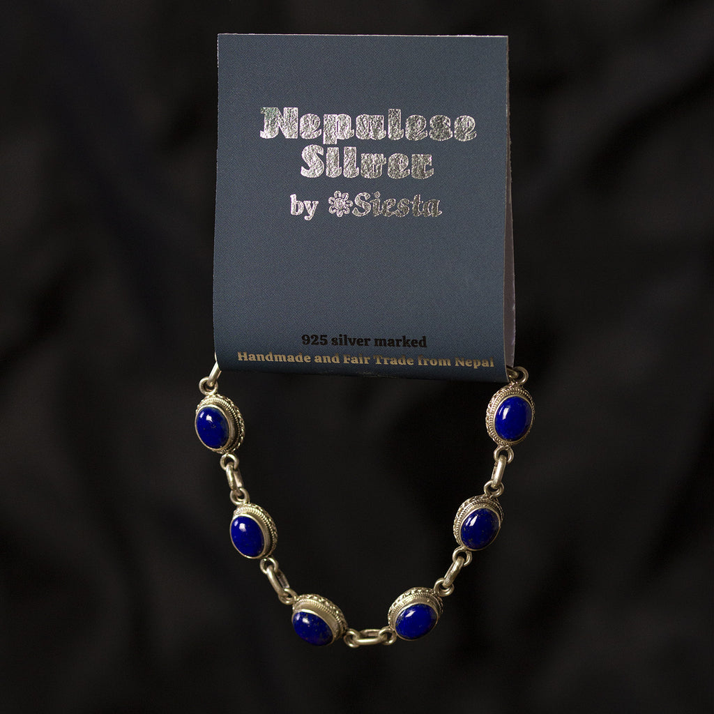 Nepalese Silver Bracelet No.13-Siesta Crafts