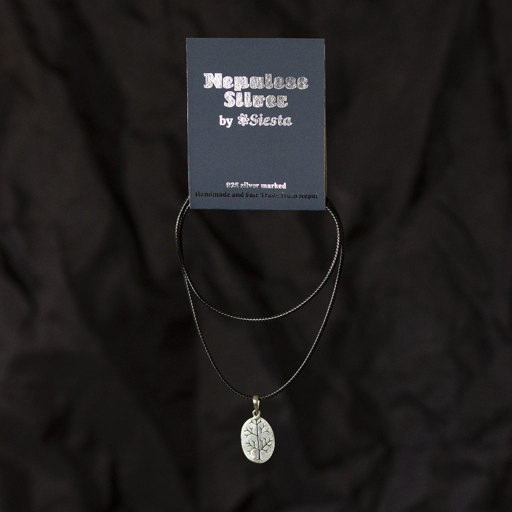 Tree Nepalese Silver Pendant-Siesta Crafts