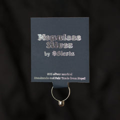 Moonstone Nepalese Silver Ring-Siesta Crafts