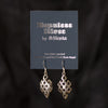 Endless Knot Cage Silver Earrings-Siesta Crafts