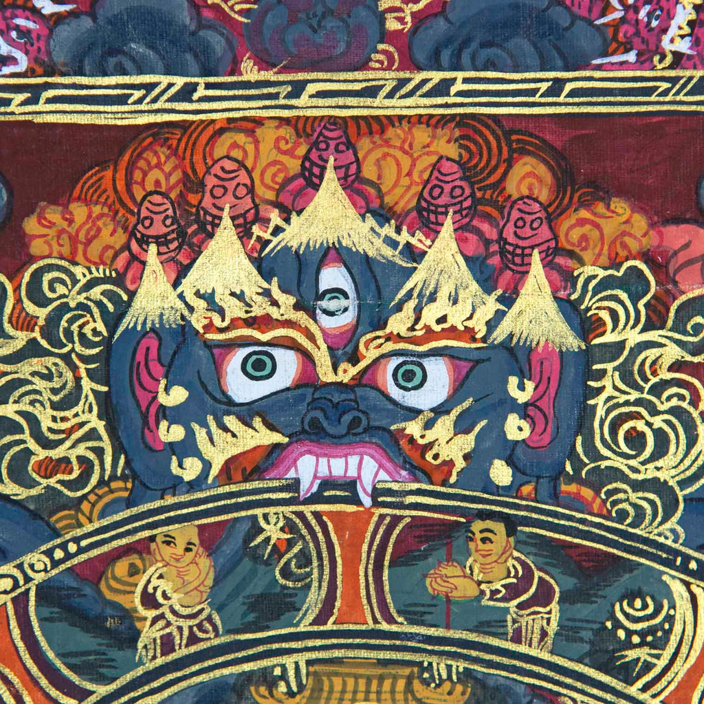 Buddhist Wheel of Life Thanka No 4-Siesta Crafts