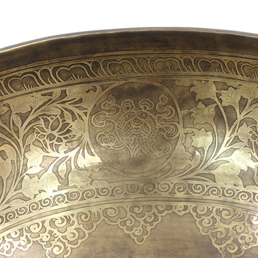 Giant Etched Artisan Singing Bowl No.128-Siesta Crafts