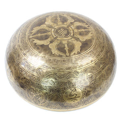 Giant Etched Artisan Singing Bowl No.128-Siesta Crafts