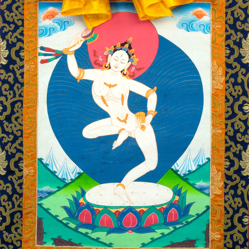 Machig Labdron Thangka No 1-Siesta Crafts