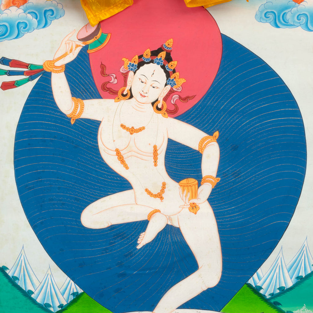 Machig Labdron Thangka No 1-Siesta Crafts