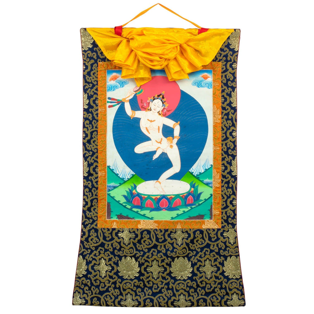 Machig Labdron Thangka No 1-Siesta Crafts
