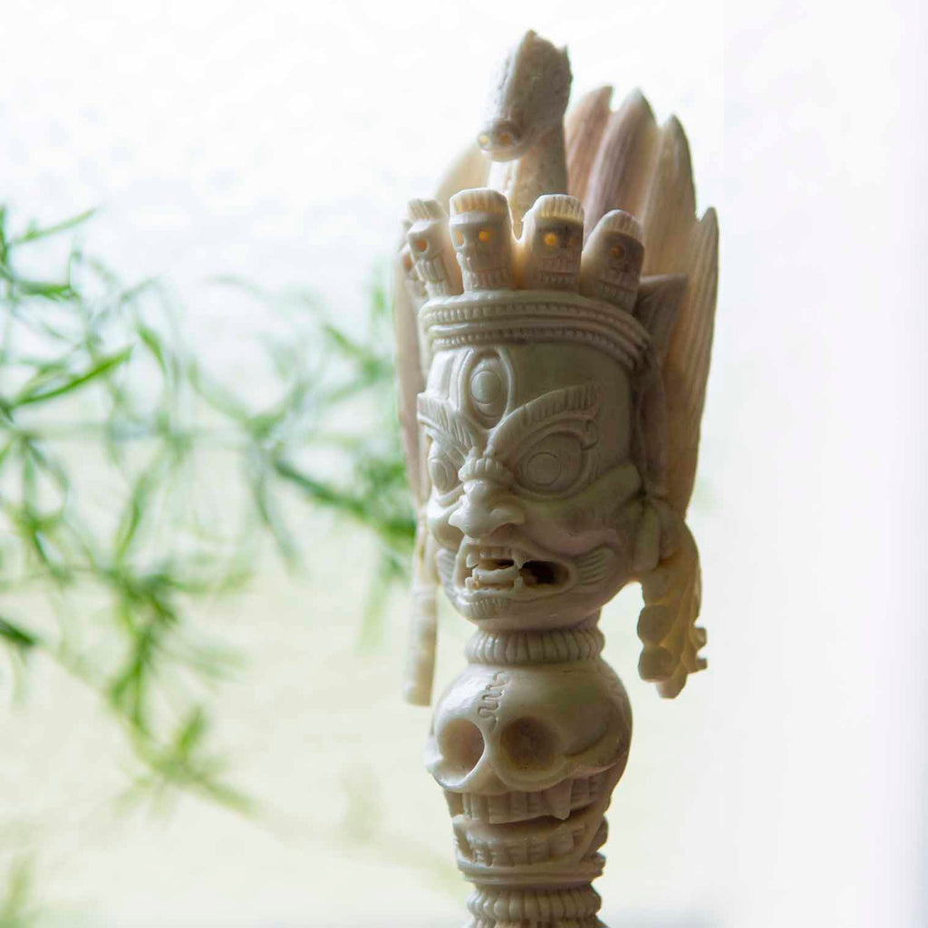 Buffalo Bone Phurba Dagger-Siesta Crafts