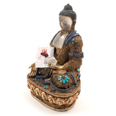 Himalayan Quartz Crystal Buddha Statue-Siesta Crafts