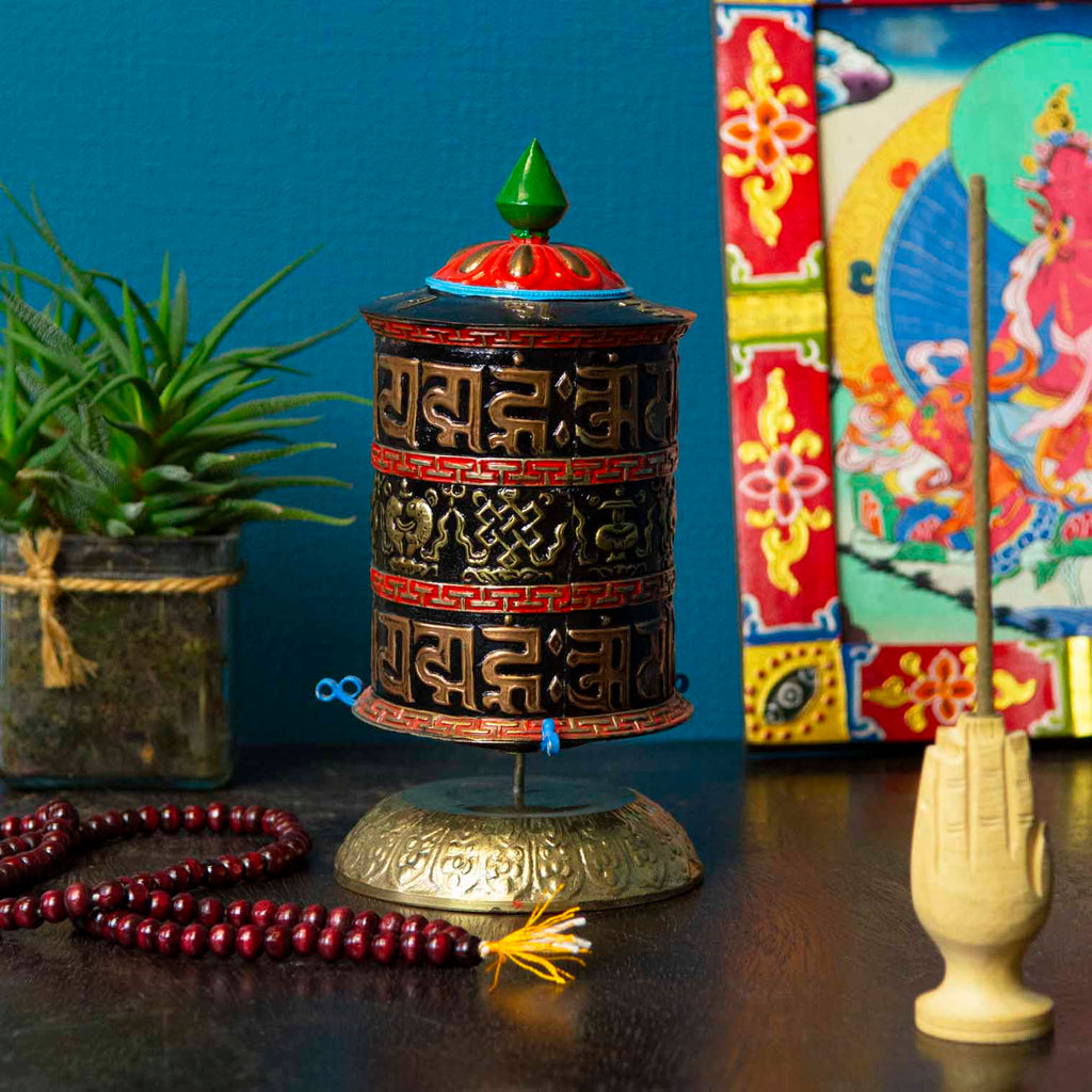 Special Standing Prayer Wheel No.228-Siesta Crafts