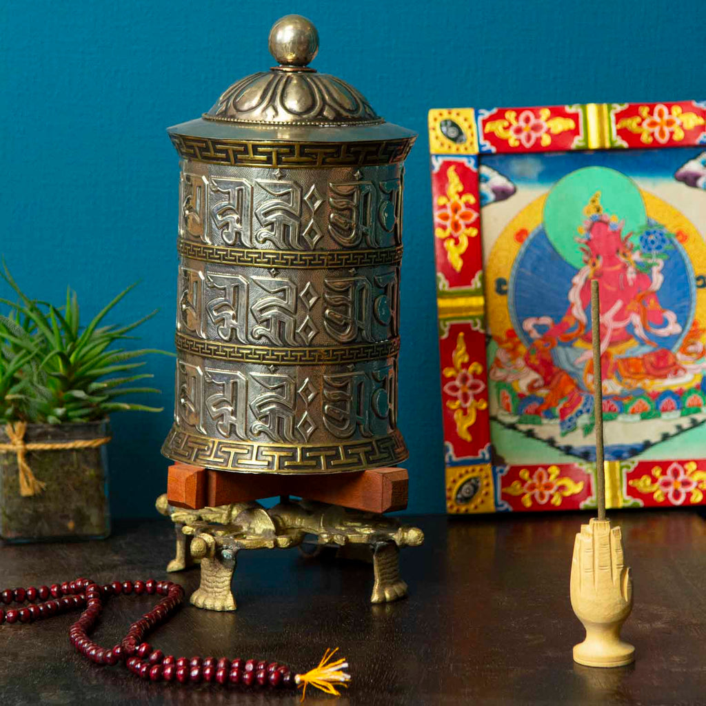 Special Standing Prayer Wheel No.231-Siesta Crafts