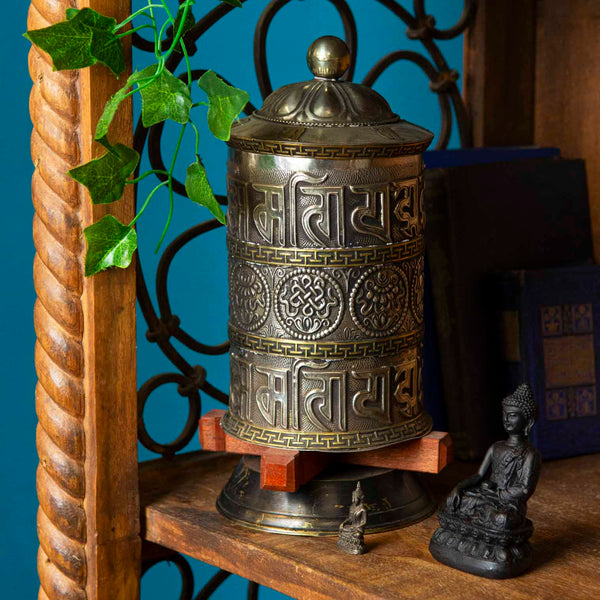 Special Standing Prayer Wheel No.232-Siesta Crafts
