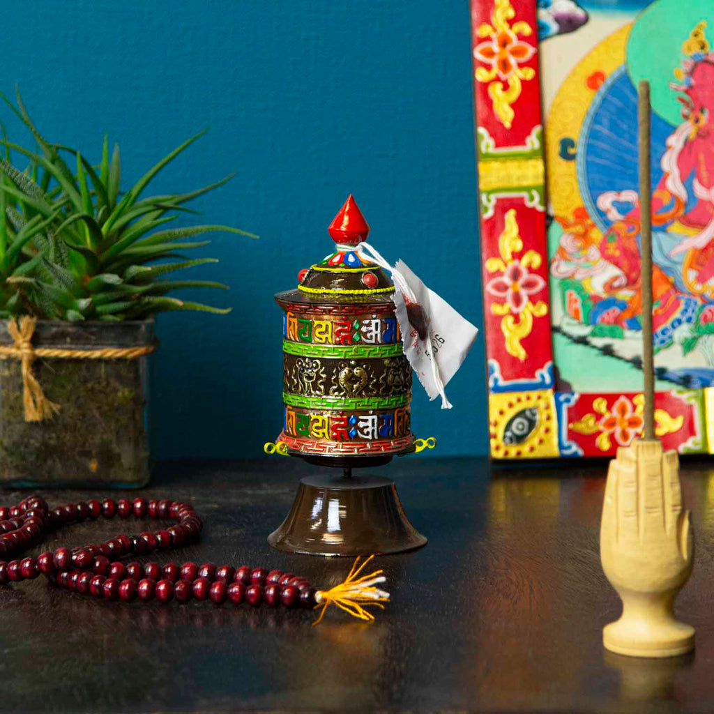 Special Standing Prayer Wheel No.237-Siesta Crafts