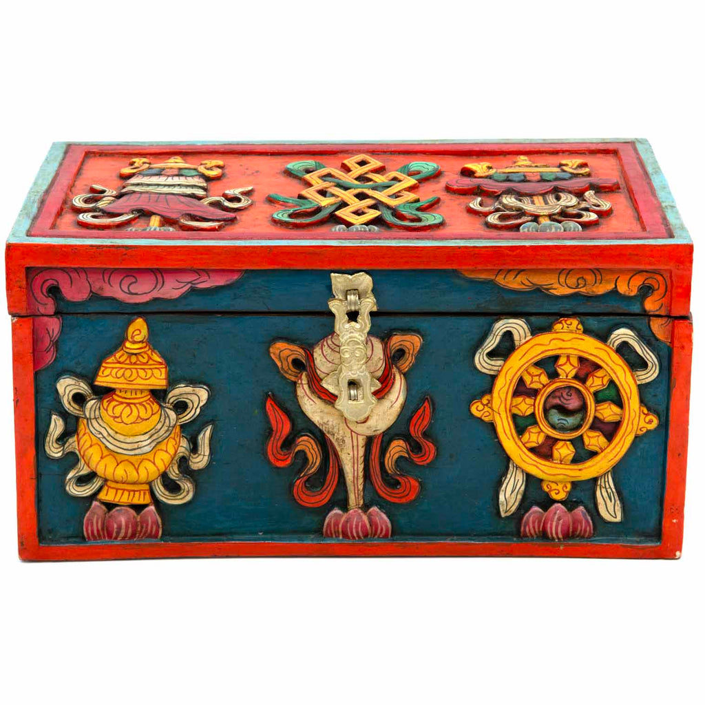 Carved Tibetan Style Box-Siesta Crafts