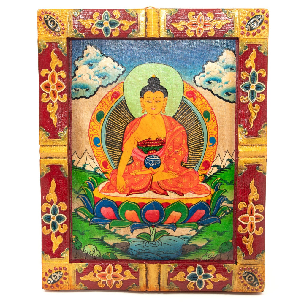 Small Tibetan Style Painted Board-Siesta Crafts