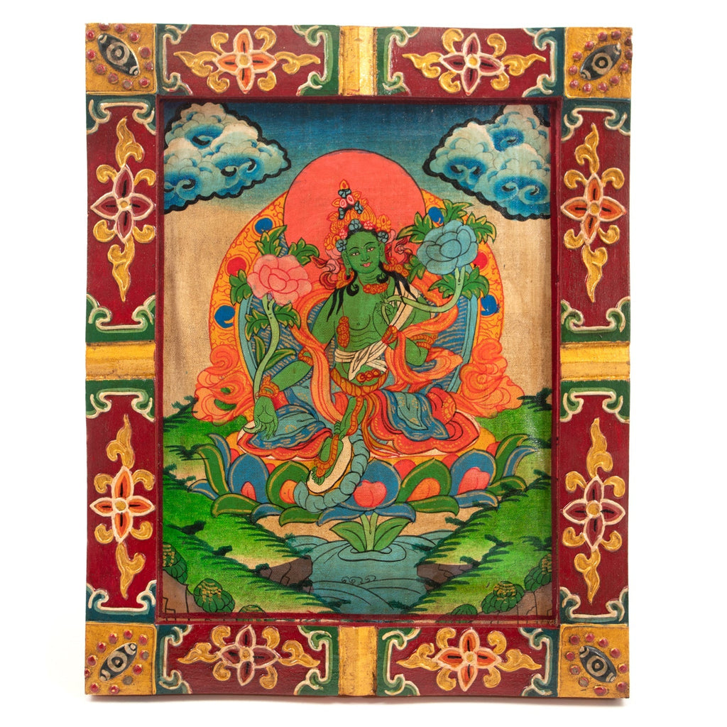 Small Tibetan Style Painted Board-Siesta Crafts