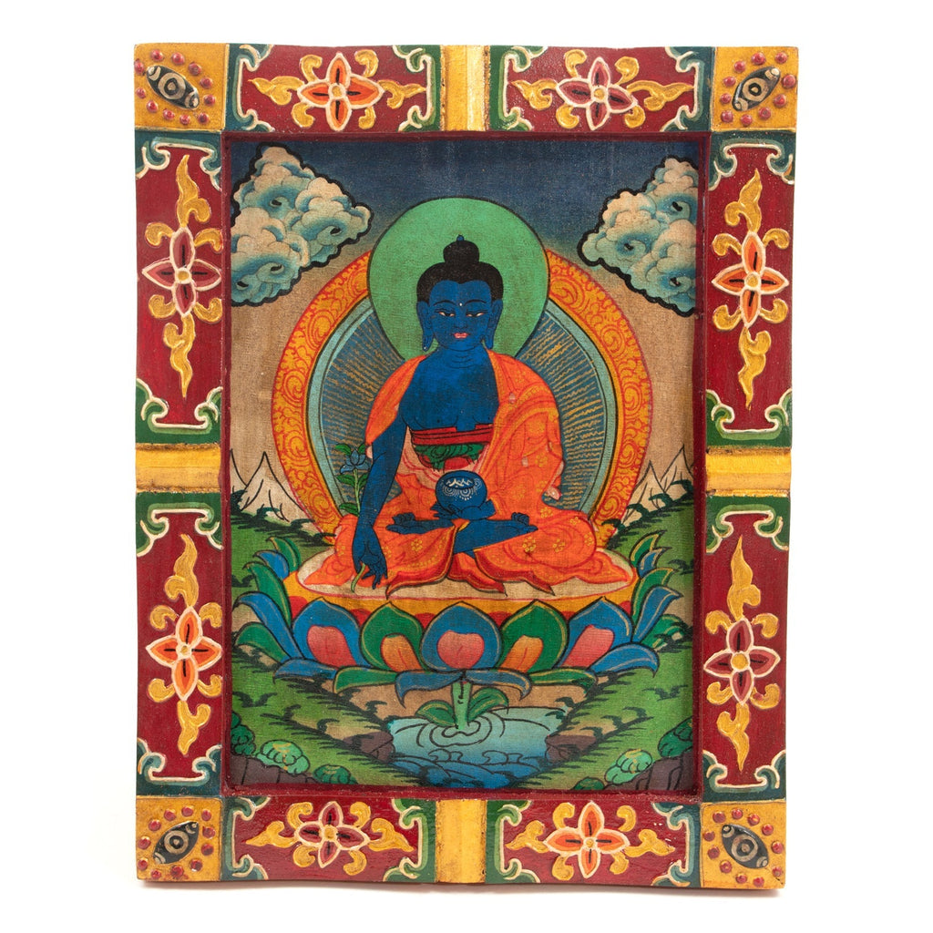 Small Tibetan Style Painted Board-Siesta Crafts