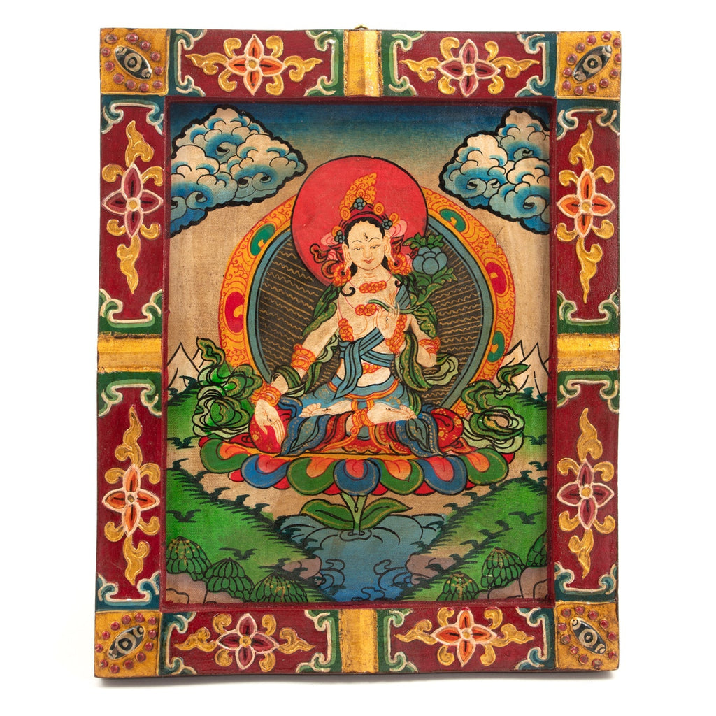 Small Tibetan Style Painted Board-Siesta Crafts