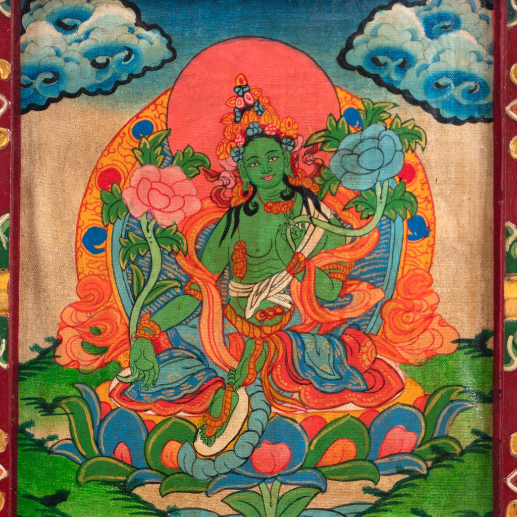 Small Tibetan Style Painted Board-Siesta Crafts