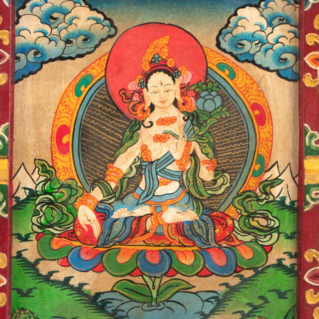 Small Tibetan Style Painted Board-Siesta Crafts