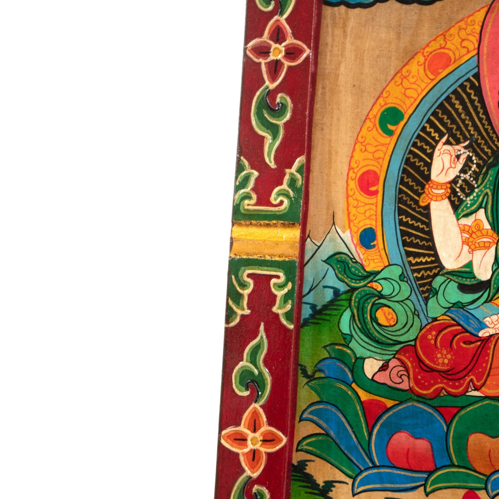 Medium Tibetan Style Painted Board-Siesta Crafts