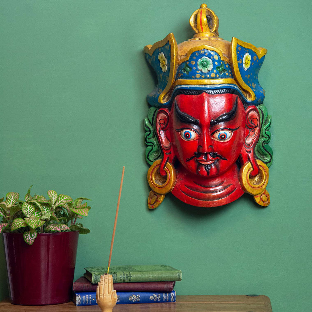 Artisan Guru Rinpoche Mask No.266-Siesta Crafts