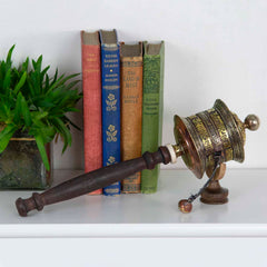 Special Copper Prayer Wheel No.292-Siesta Crafts