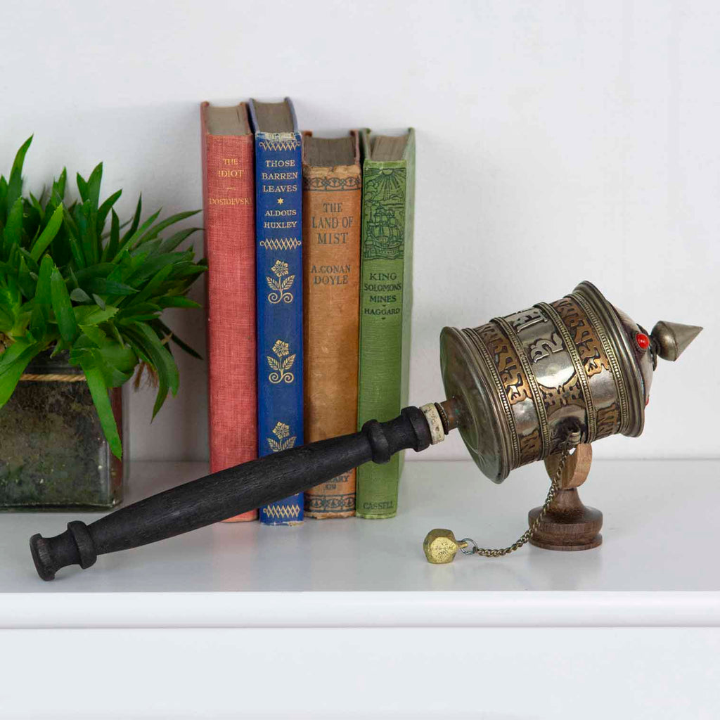 Special Copper Prayer Wheel No.297-Siesta Crafts