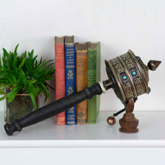 Special Copper Prayer Wheel No.299-Siesta Crafts
