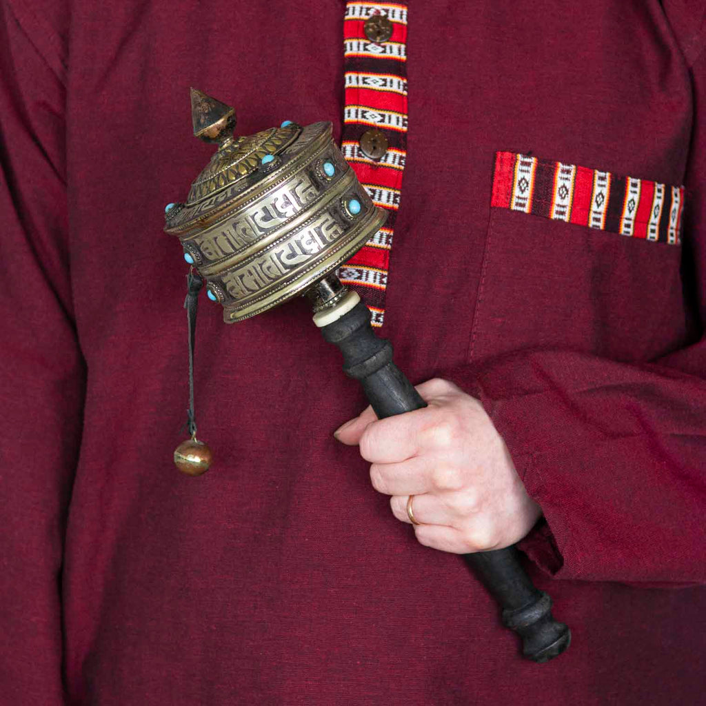 Special Copper Prayer Wheel No.299-Siesta Crafts