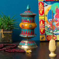 Special Standing Prayer Wheel No.323-Siesta Crafts