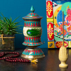 Special Standing Prayer Wheel No.325-Siesta Crafts