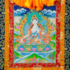 White Tara Thangka No 337-Siesta Crafts