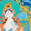White Tara Thangka No 337-Siesta Crafts