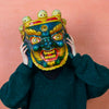 Artisan Bhutanese Bhairab Mask No.343-Siesta Crafts