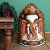 Artisan Ganesh in Wood Carving-Siesta Crafts