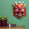 Artisan Red Bhairab Mask No.361-Siesta Crafts