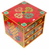 Tibetan Style Set of Three Drawers - Flowers No.392-Siesta Crafts