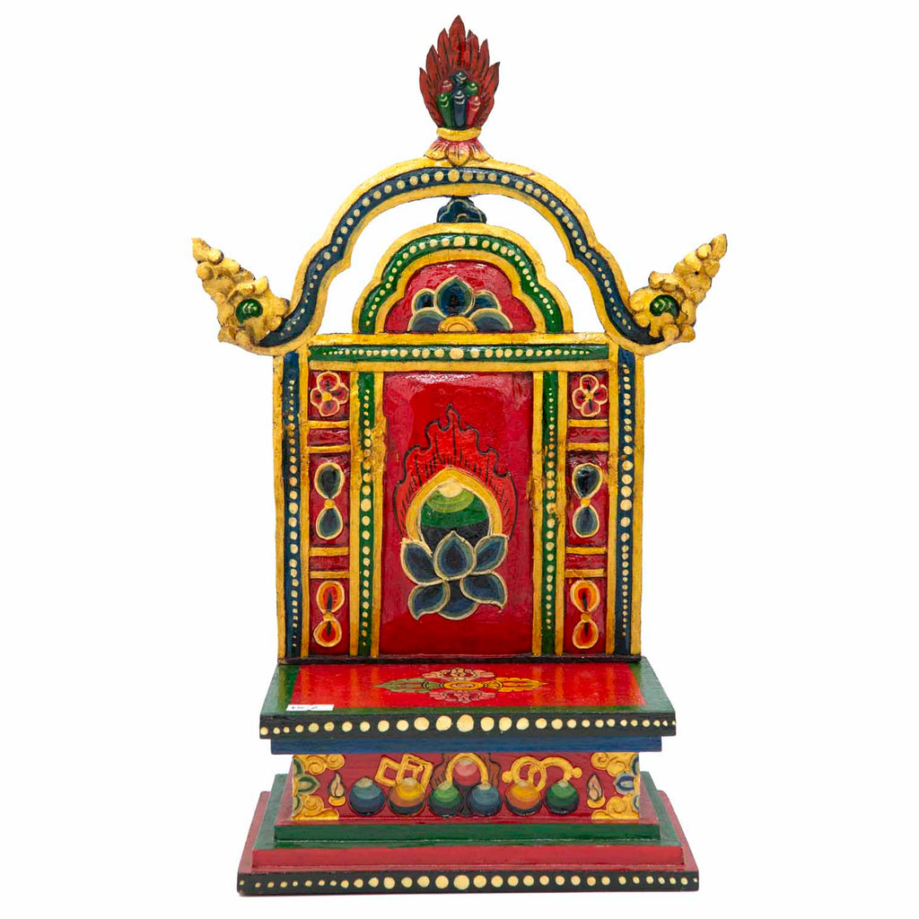 Tibetan Style Altar Stand No.395-Siesta Crafts