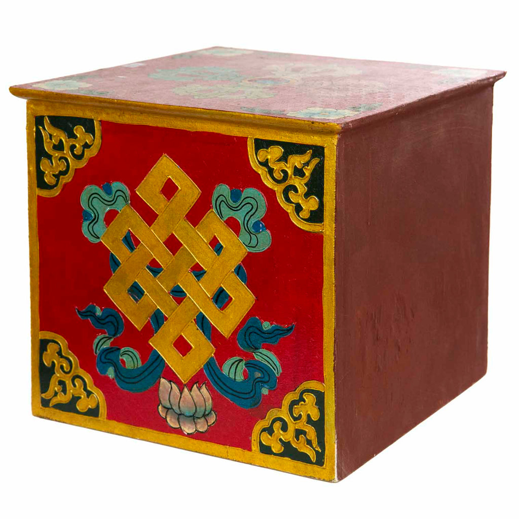 Tibetan Style Set of Three Drawers - Flowers No.398-Siesta Crafts